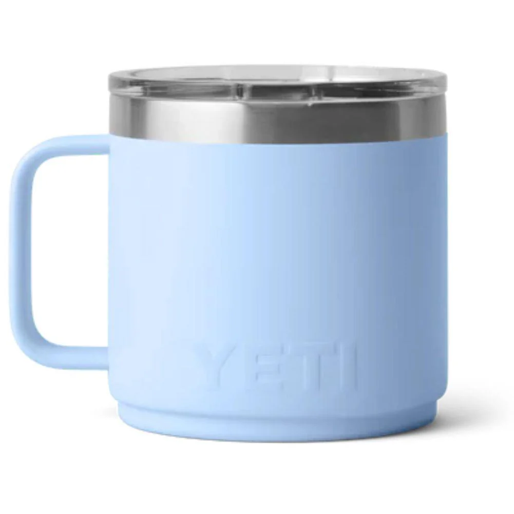 Yeti Rambler 14oz (414 ml) Stackable Mug (Big Sky Blue) - Image 3