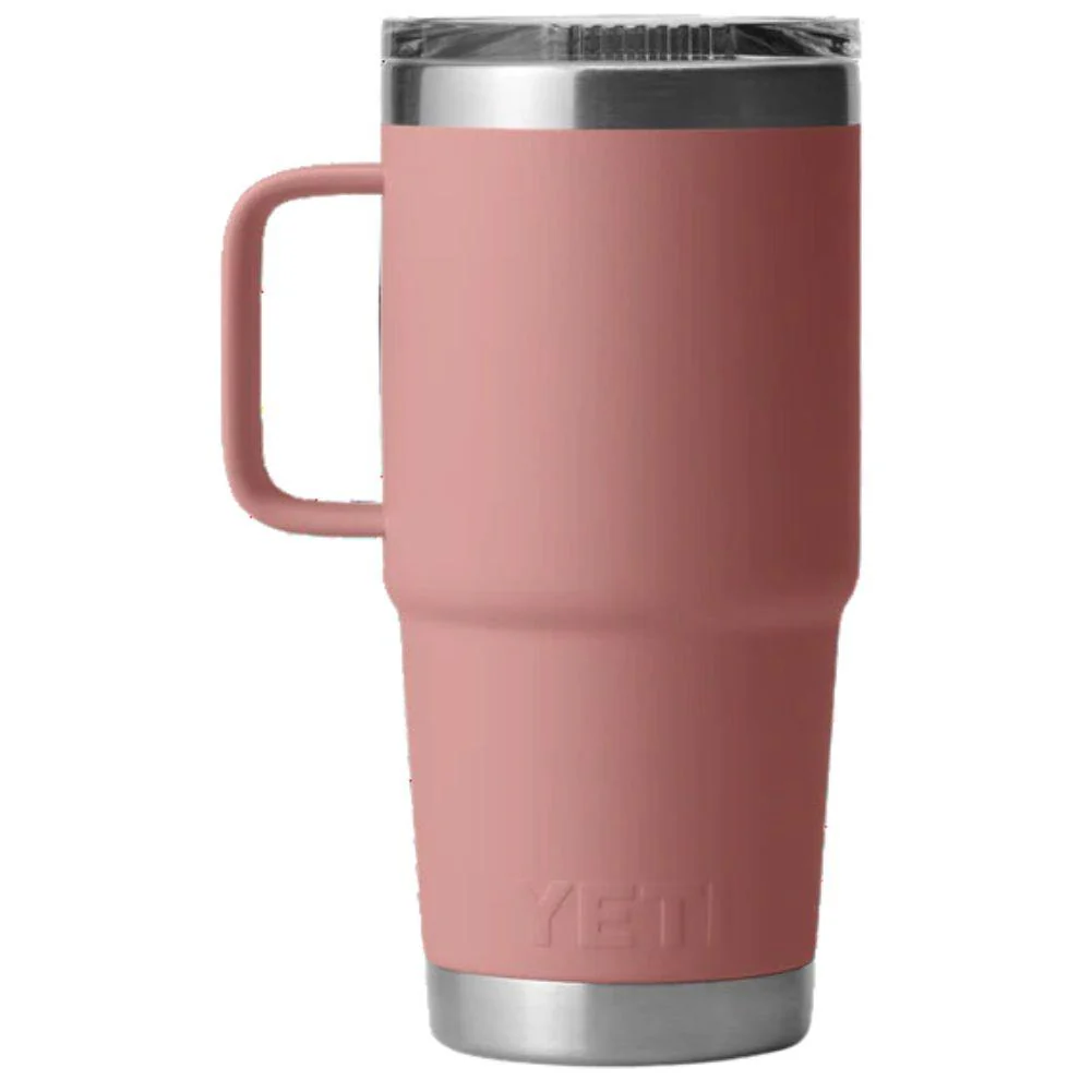 Yeti Rambler 20 OZ (591ml) Travel Mug (Sandstone Pink) - Image 2