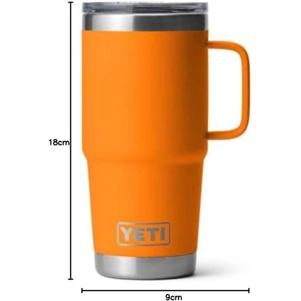 Yeti Rambler 20 OZ (591ml) Travel Mug (Sandstone Pink) - Image 7