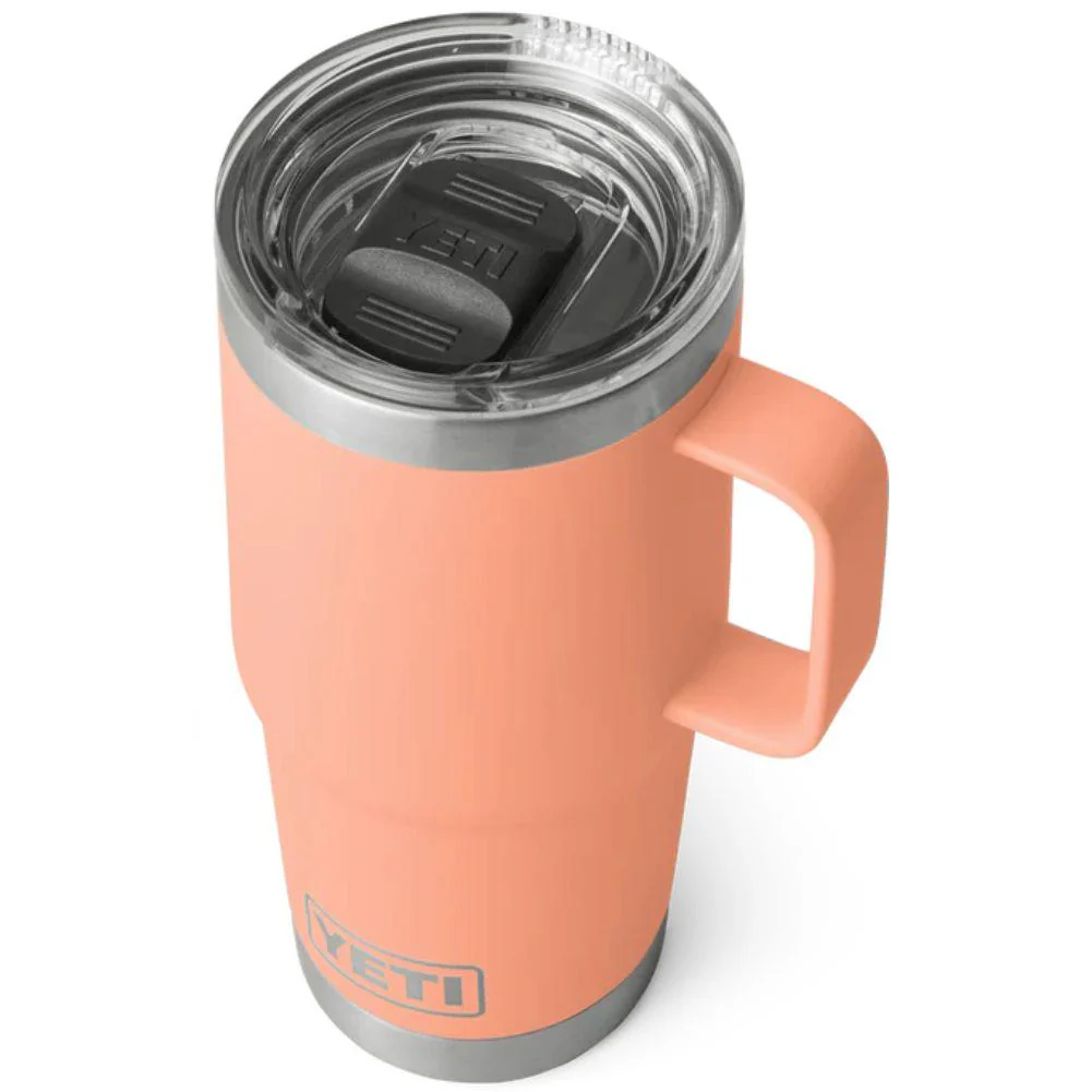 Yeti Rambler 20 OZ Travel Mug (Lowcountry Peach) - Image 3