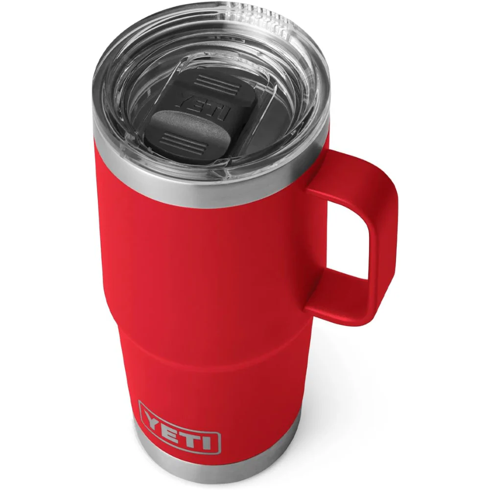 Yeti Rambler 20 OZ Travel Mug (Rescue Red) - Image 3