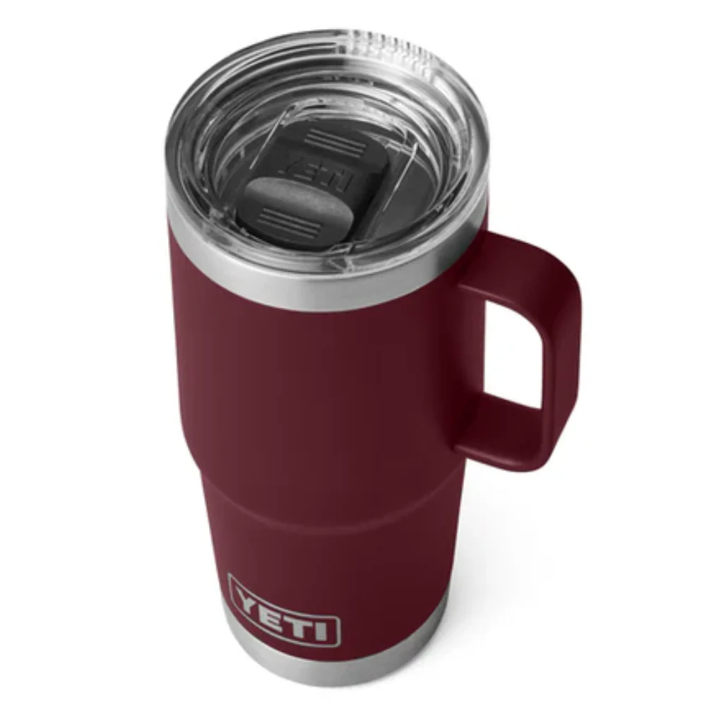 Yeti Rambler 20 OZ Travel Mug (Wild Vine Red) - Image 2