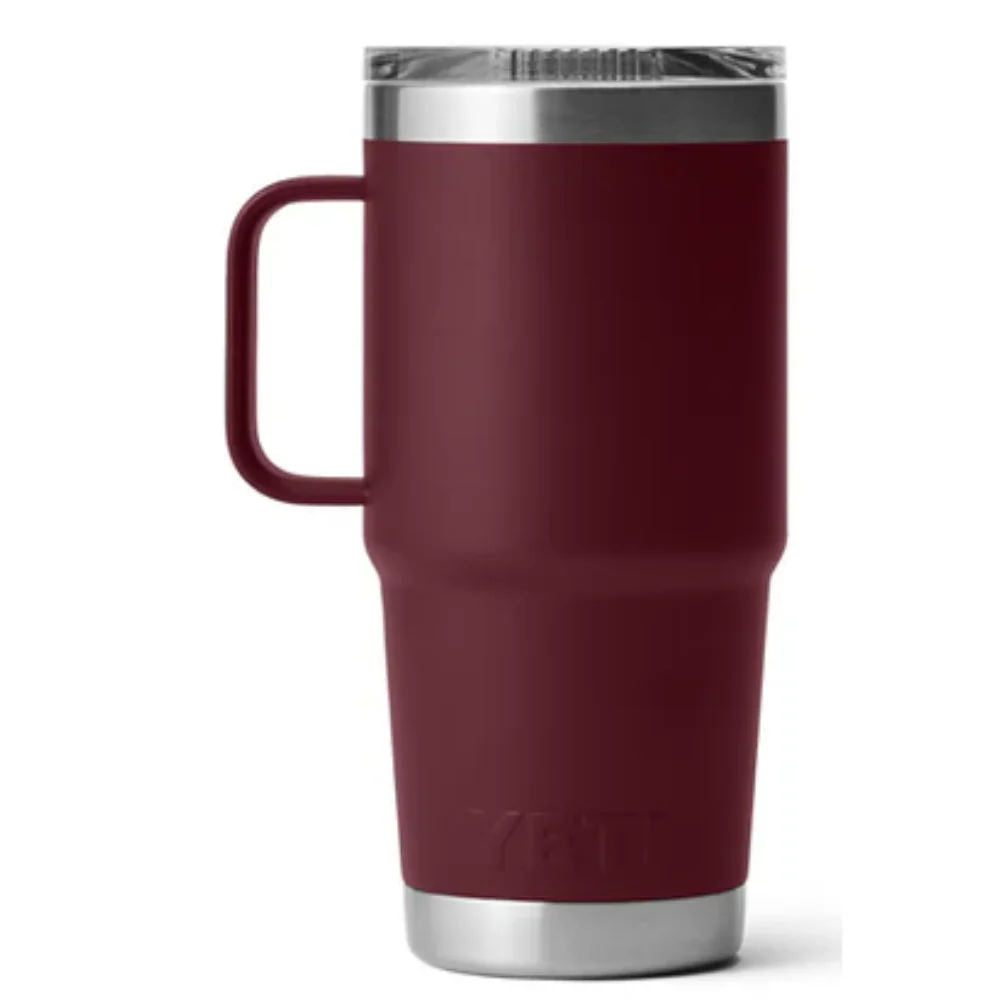 Yeti Rambler 20 OZ Travel Mug (Wild Vine Red) - Image 3