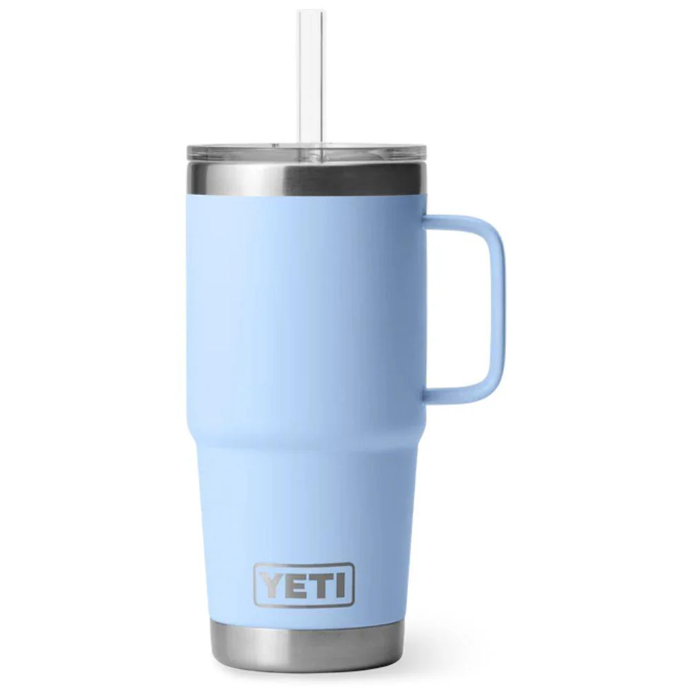 Yeti Rambler 25 OZ (710 ML) Straw Mug (Big Sky Blue)