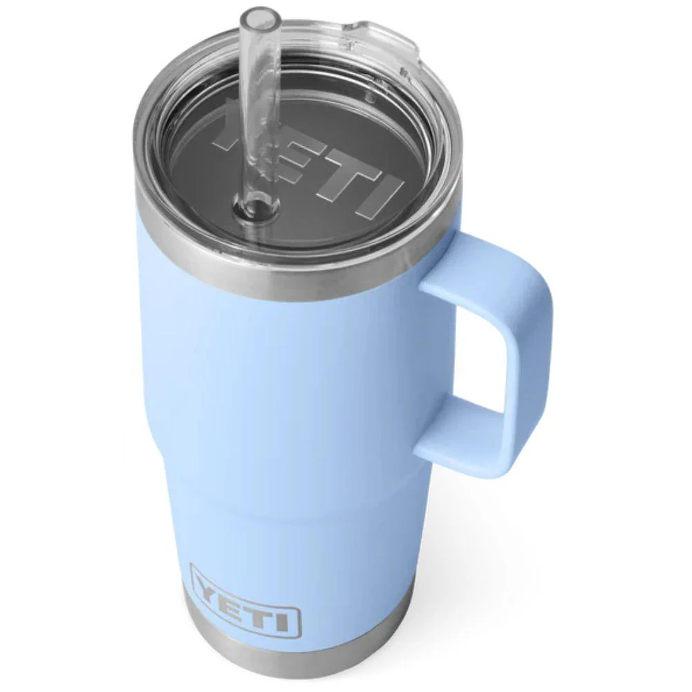 Yeti Rambler 25 OZ (710 ML) Straw Mug (Big Sky Blue) - Image 2