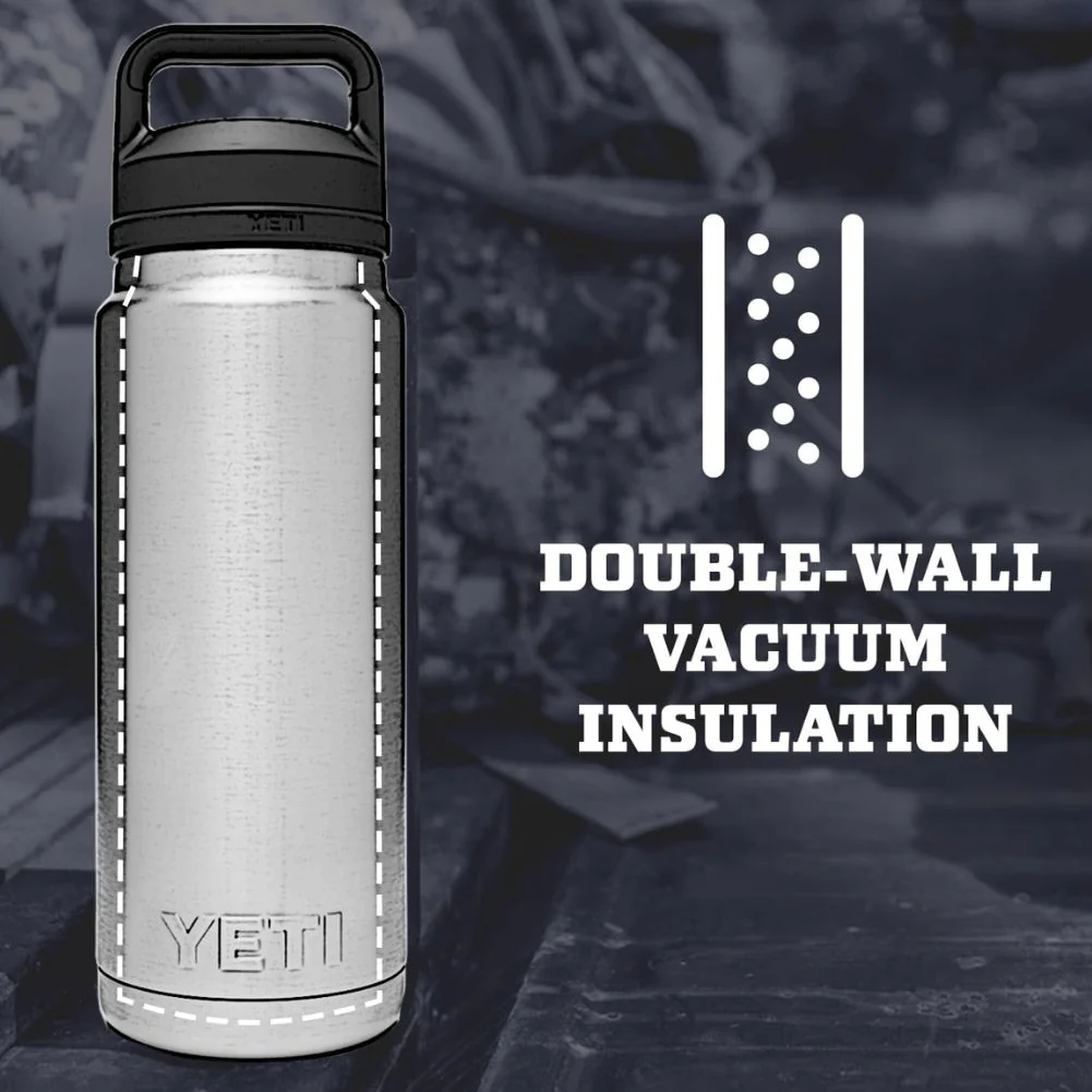 Yeti Rambler 26 OZ Bottle With Chug Cap (Seafoam) - Image 6