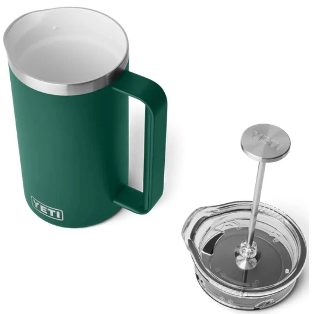 Yeti Rambler 34 oz French Press (Black Forest Green) - Image 5