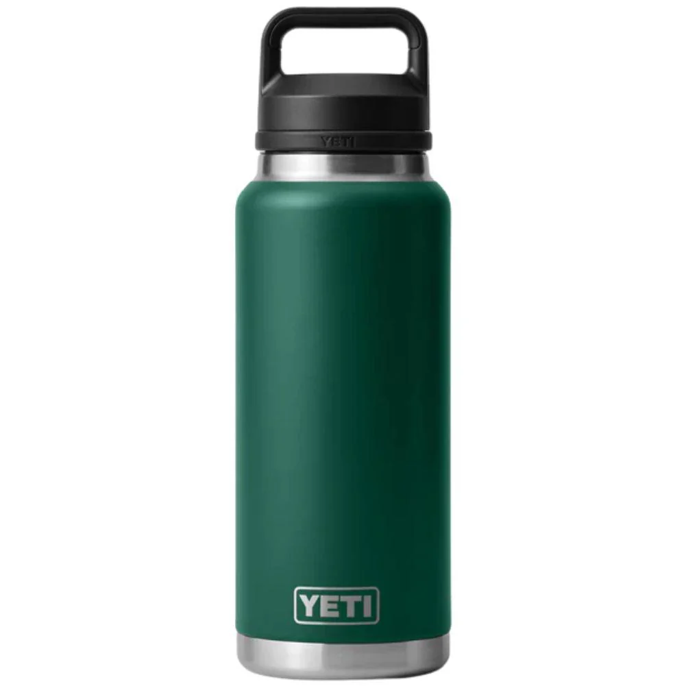Yeti Rambler 36 oz (1065 ml) Bottle With Chug Cap (Black Forest Green)