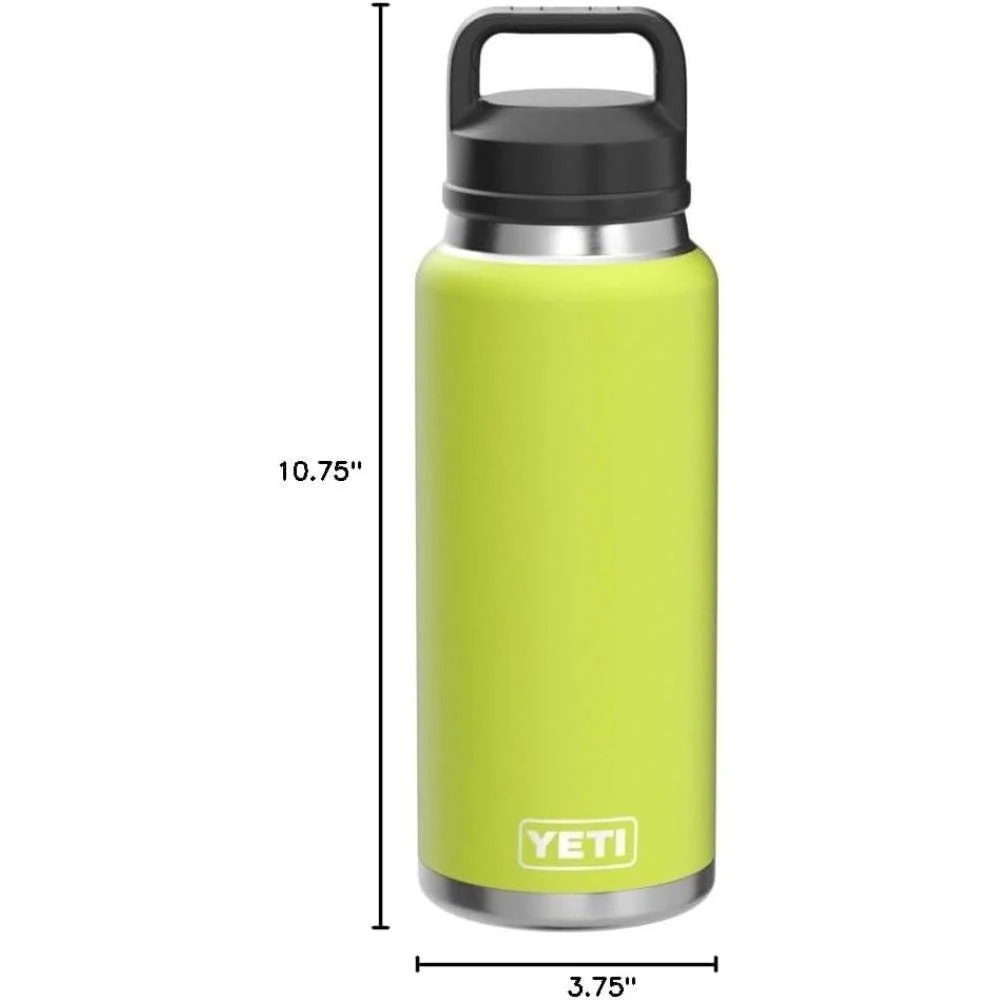 Yeti Rambler 36 oz (1065 ml) Bottle With Chug Cap (Black Forest Green) - Image 7