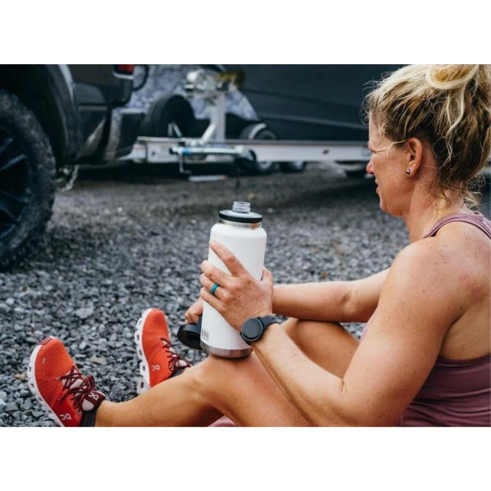 Yeti Rambler 46 OZ Bottle With Chug Cap (Navy) - Image 12