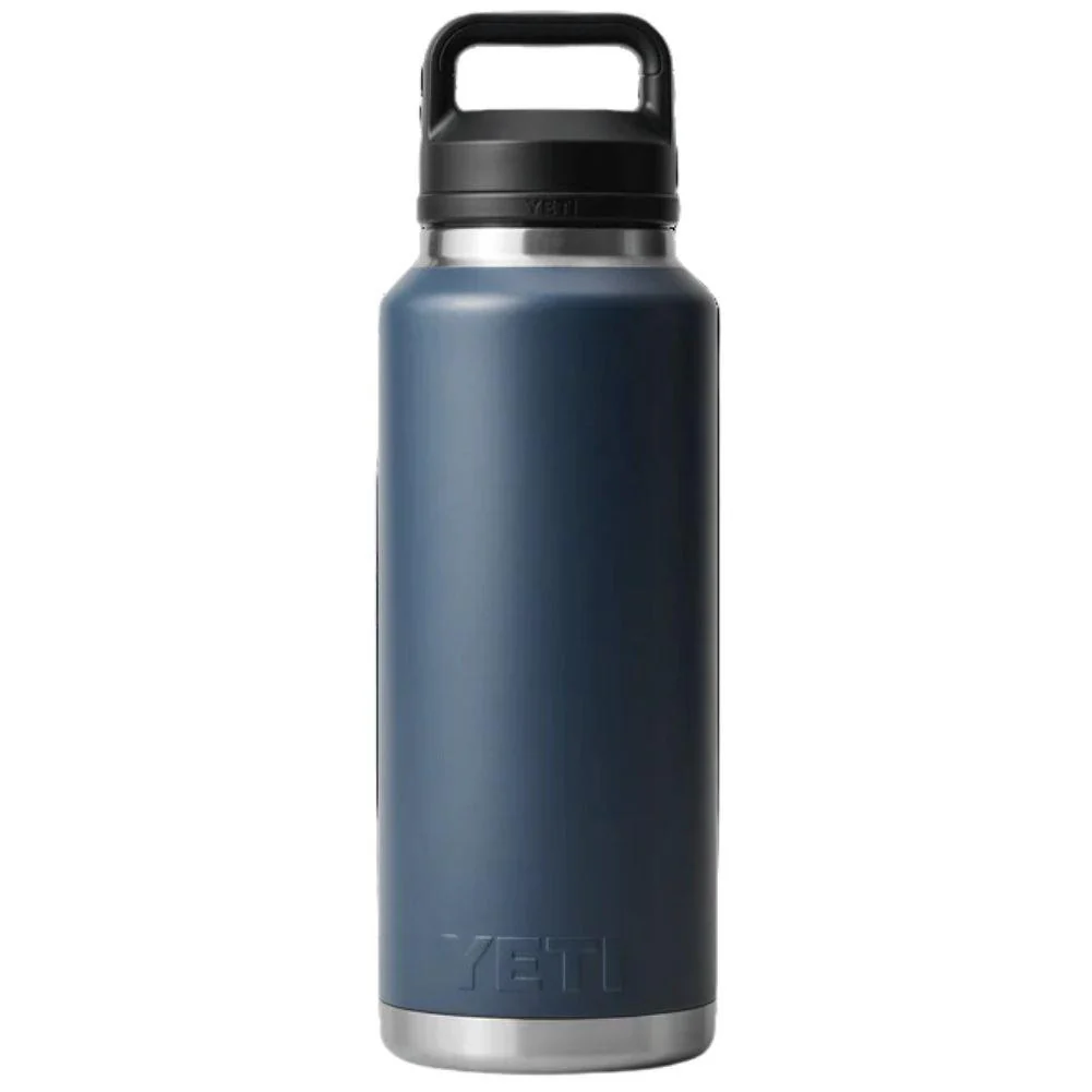 Yeti Rambler 46 OZ Bottle With Chug Cap (Navy) - Image 2