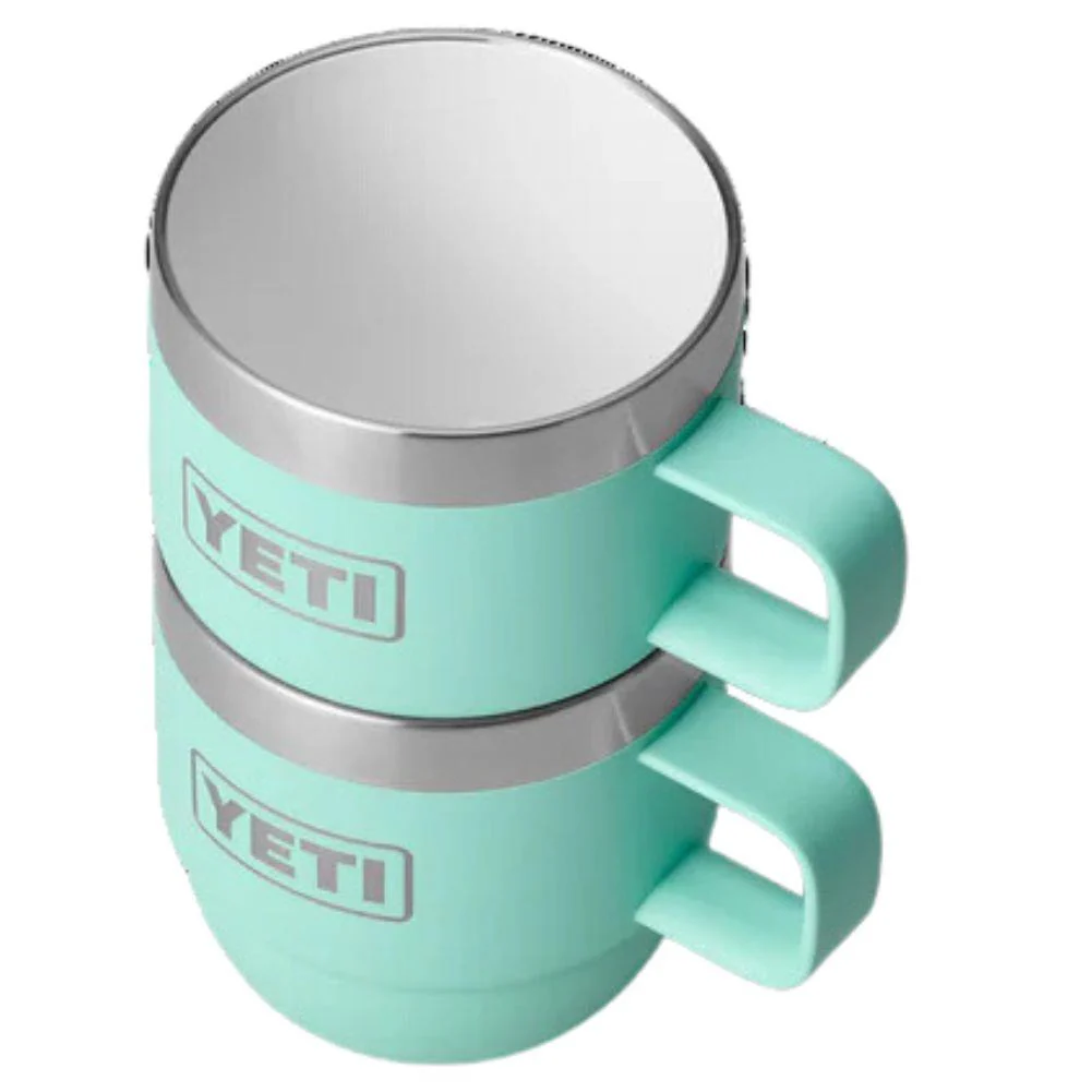 YETI Rambler 6 OZ Stackable Mug 2 Pack (Seafoam) - Image 5
