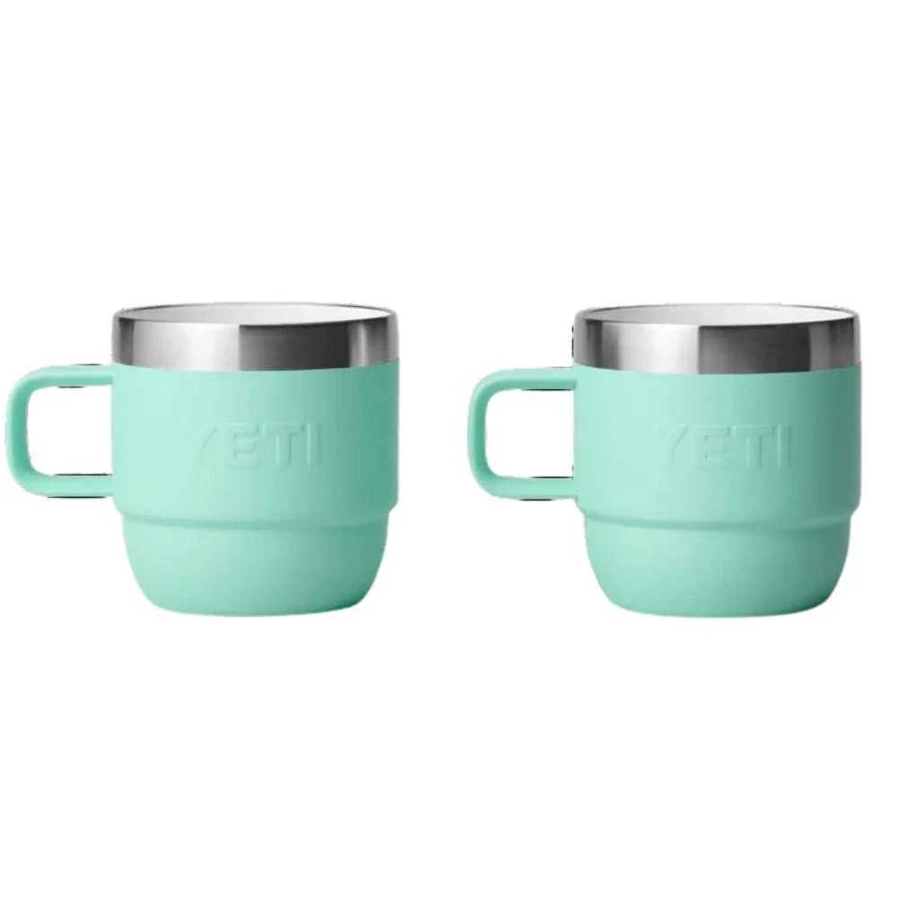 YETI Rambler 6 OZ Stackable Mug 2 Pack (Seafoam) - Image 6