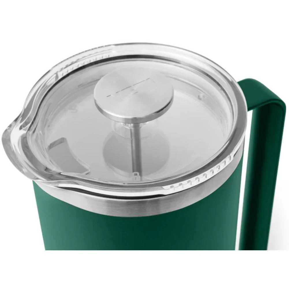Yeti Rambler 64 oz French Press (Black Forest Green) - Image 6