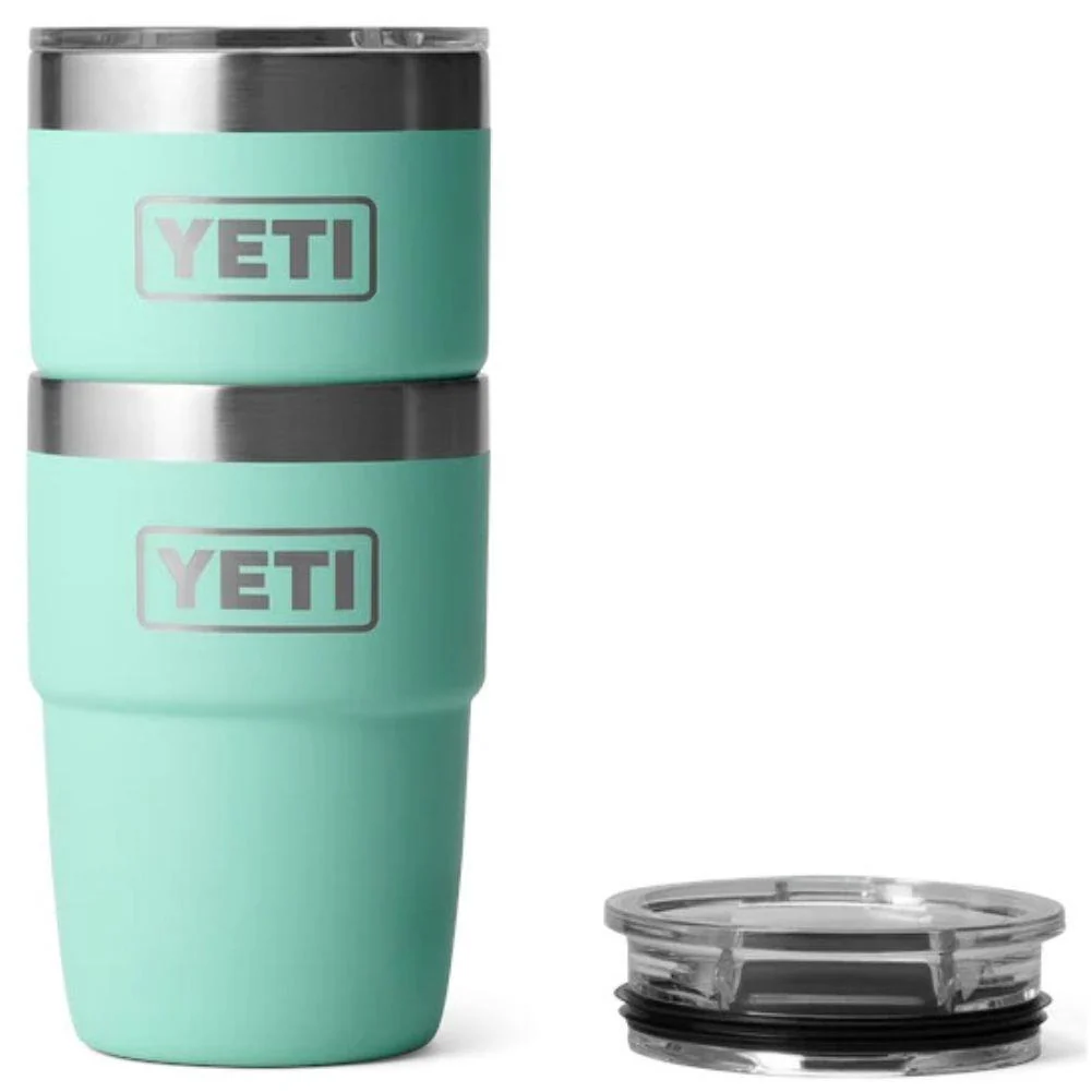YETI Rambler 8 Oz Stackable Cup (Seafoam) - Image 4
