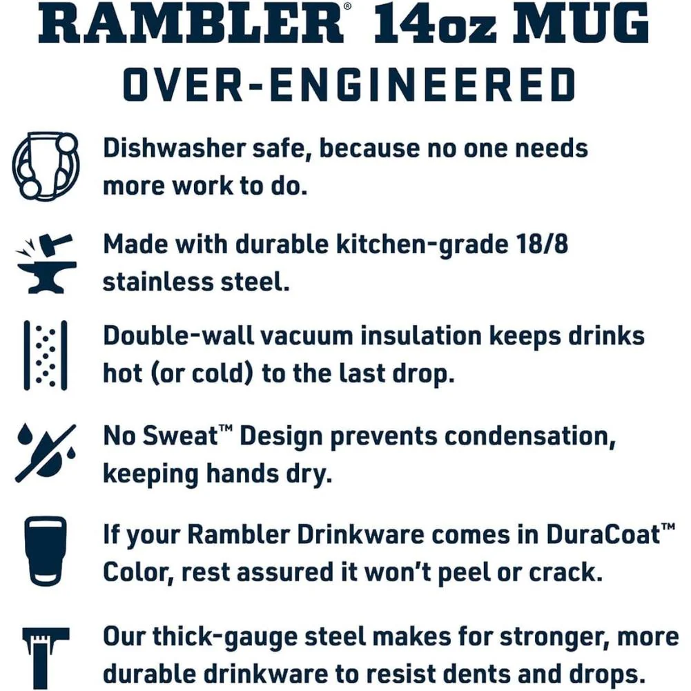 Yeti Rambler Mug 14OZ (Key Lime) - Image 5
