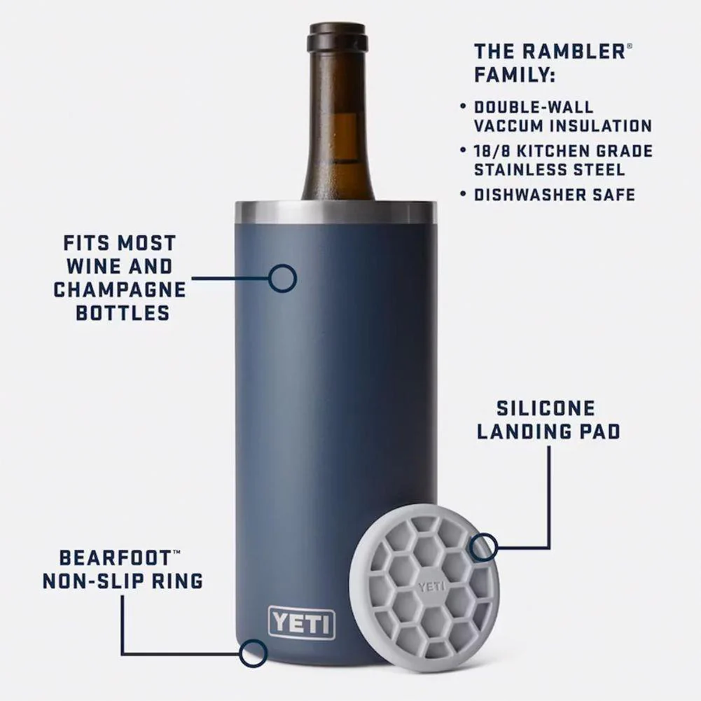Yeti Rambler Wine Chiller (Big Sky Blue) - Image 9