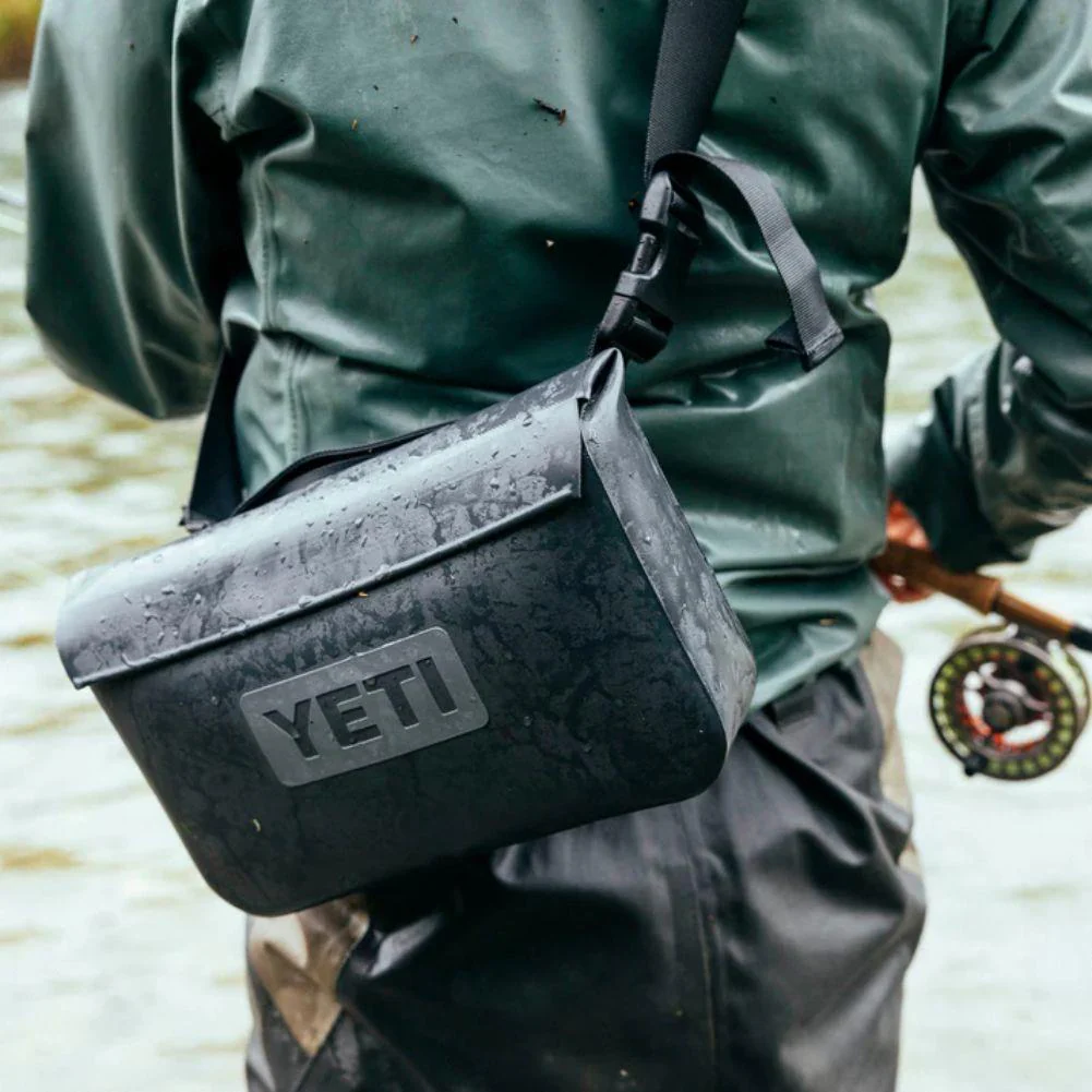 Yeti Sidekick Dry 3L Waterproof Gear Case (Fog Grey/Blue) - Image 10