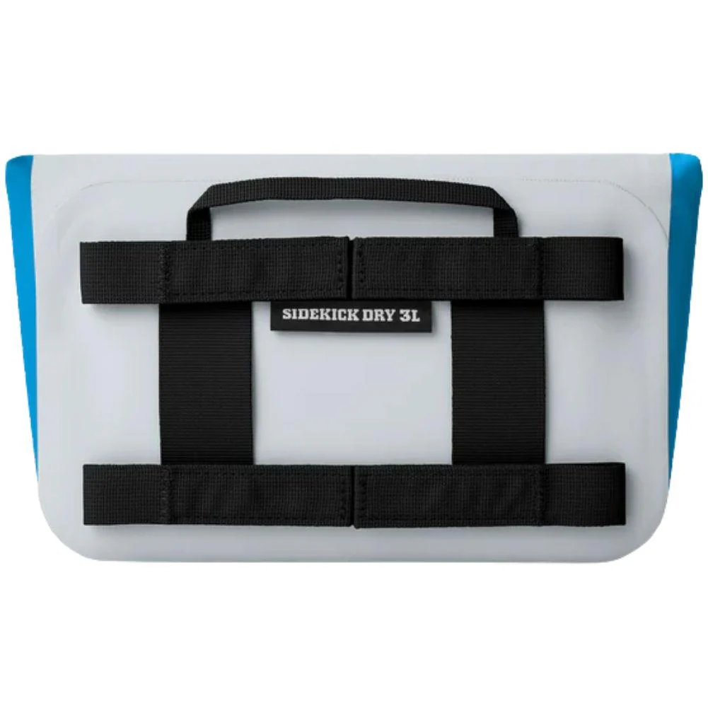 Yeti Sidekick Dry 3L Waterproof Gear Case (Fog Grey/Blue) - Image 5
